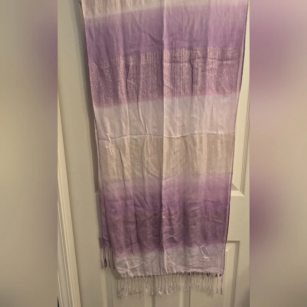 scarf elegant purple